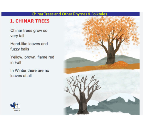 Chinar Trees | Shikara | Samavar |Kashmiri Rhyme Books for Children