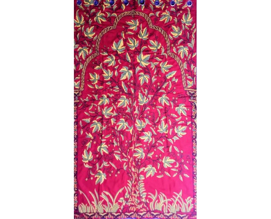 Buy Handmade Chinar Embroidered Curtain directly from Kashmir